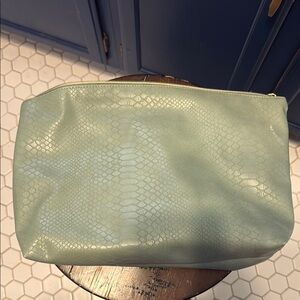 Sonia Kashuk Green Cosmetic Bag with Textured Finish